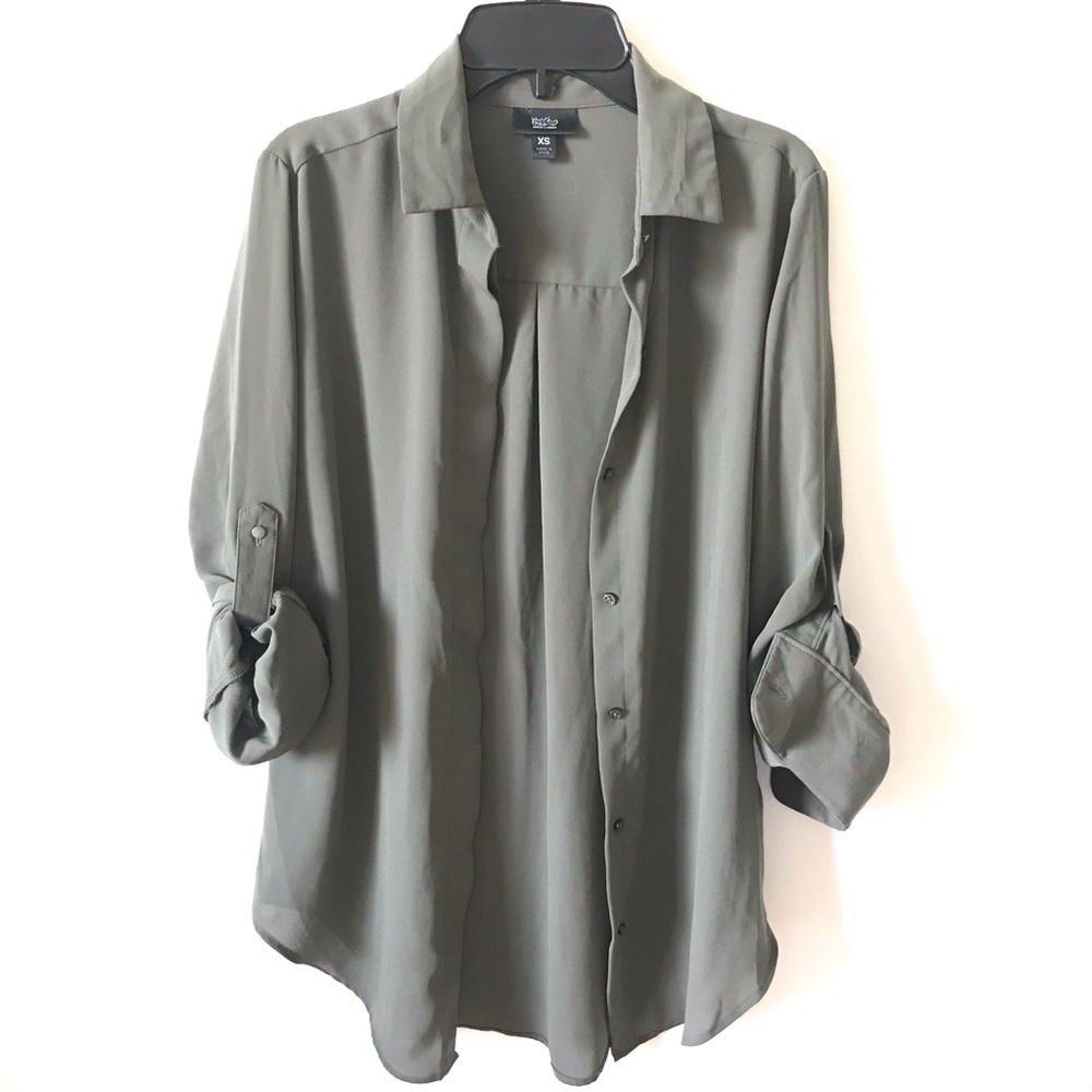 Button up | long sleeve woman shirt.